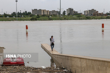 بالا آمدن سطح آب کارون