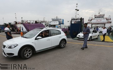 مسافران نوروزی در جزیره کیش