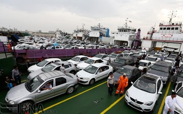 مسافران نوروزی در جزیره کیش