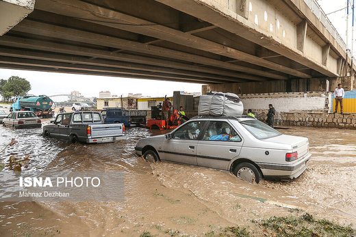 بالا آمدن سطح آب کارون