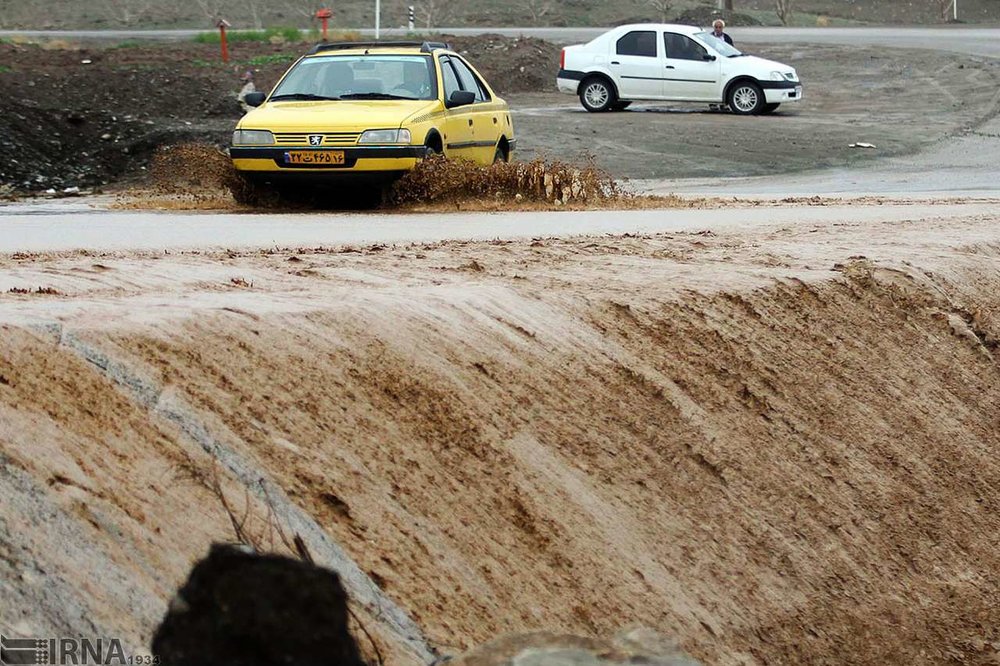 آبگرفتگی روستاهای بخش کهک قم