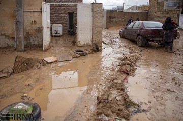 محله سعدیه شیراز پس از سیلاب