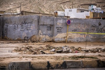 محله سعدیه شیراز پس از سیلاب