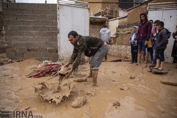محله سعدیه شیراز پس از سیلاب