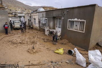 محله سعدیه شیراز پس از سیلاب