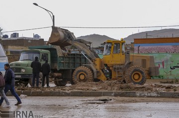محله سعدیه شیراز پس از سیلاب