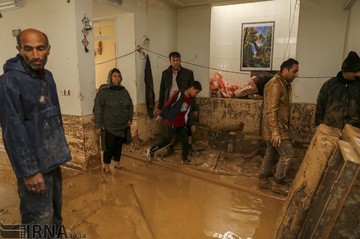 محله سعدیه شیراز پس از سیلاب