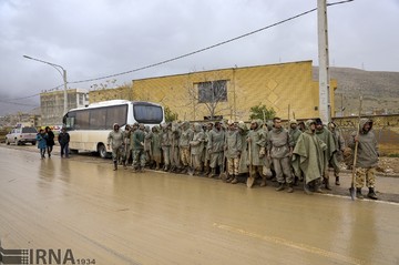 محله سعدیه شیراز پس از سیلاب