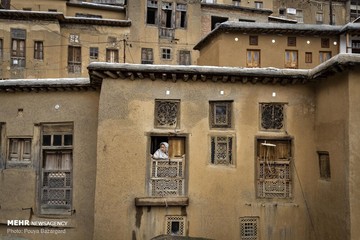 بارش برف در ماسوله