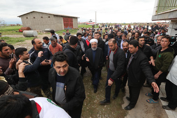 بازدید رئیس جمهور از مناطق سیل زده استان گلستان