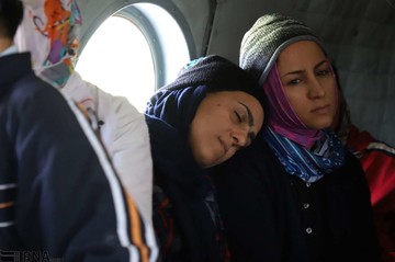 نجات 14 کوهنورد گرفتار در آبشار شوی دزفول