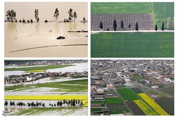 تغییرات طبیعت بهاری مناطق سیل‌زده استان گلستان