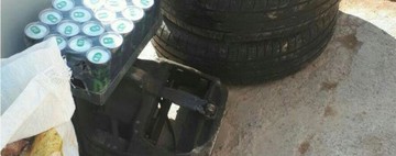 تصاویر | کشف یک تن لوازم یدکی قاچاق در گمرک دوغارون