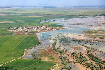 سیلاب در رودخانه‌های کرخه و کارون