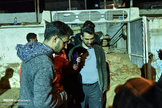 امداد رسانی به سیل زدگان محله سعدی شیراز
