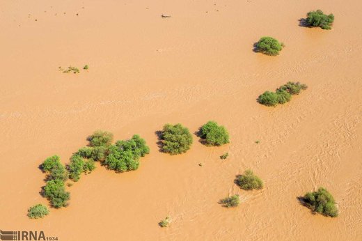سیلاب در رودخانه‌های کرخه و کارون