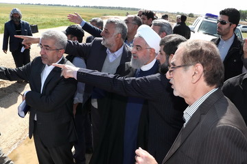 بهره‌برداری از فاز اول پروژه تجهیز، نوسازی، زهکشی و آبرسانی اراضی کشاورزی استان خوزستان با حضور رئیس‌جمهور