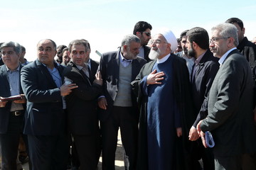 بهره‌برداری از فاز اول پروژه تجهیز، نوسازی، زهکشی و آبرسانی اراضی کشاورزی استان خوزستان با حضور رئیس‌جمهور