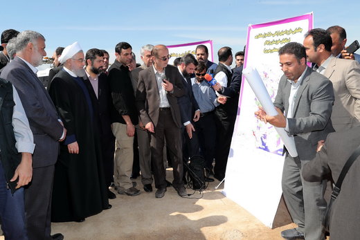 بهره‌برداری از فاز اول پروژه تجهیز، نوسازی، زهکشی و آبرسانی اراضی کشاورزی استان خوزستان با حضور رئیس‌جمهور