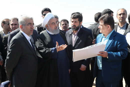بهره‌برداری از فاز اول پروژه تجهیز، نوسازی، زهکشی و آبرسانی اراضی کشاورزی استان خوزستان با حضور رئیس‌جمهور