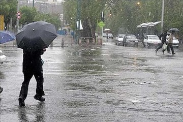 شدت فعالیت سامانه بارشی در آذربایجان‌شرقی طی روزهای یک‌شنبه و دوشنبه