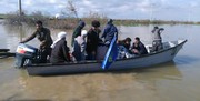 روستاهای خوزستان توسط سپاه با ۵۰ شناور تخلیه می‌شود