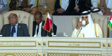 امیر قطر در حرکتی اعتراضی نشست اتحادیه عرب را ترک کرد