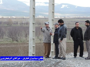 بازدید فرماندار از روستاهای ارومیه بعد از بارندگی شدید