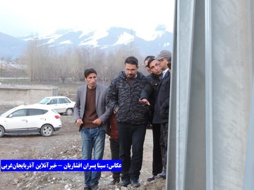 بازدید فرماندار از روستاهای ارومیه بعد از بارندگی شدید