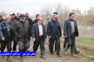بازدید فرماندار از روستاهای ارومیه بعد از بارندگی شدید