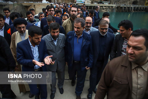 بازدید معاون اول رییس جمهور از سد دز در استان خوزستان