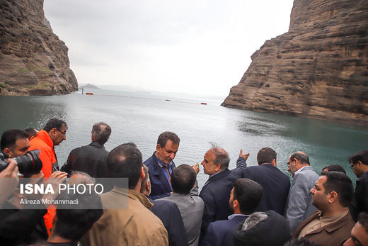 بازدید معاون اول رییس جمهور از سد دز در استان خوزستان