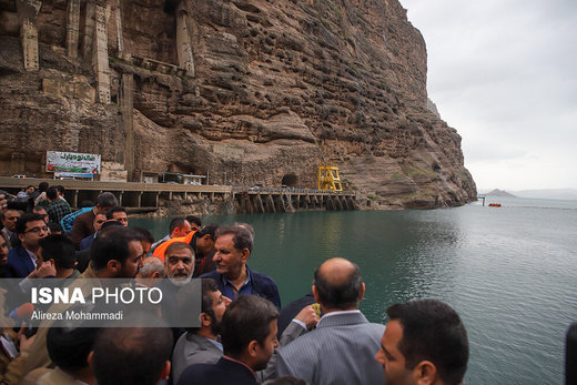 بازدید معاون اول رییس جمهور از سد دز در استان خوزستان