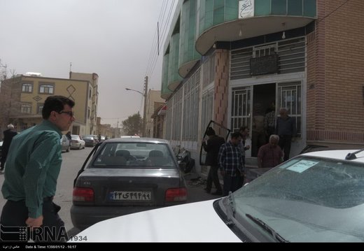 خسارات طوفان شن در نایین