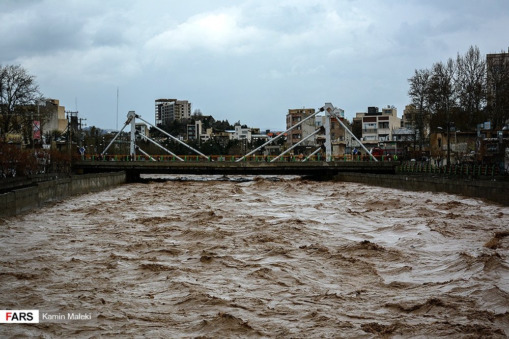 سیل بی سابقه در خرم آباد