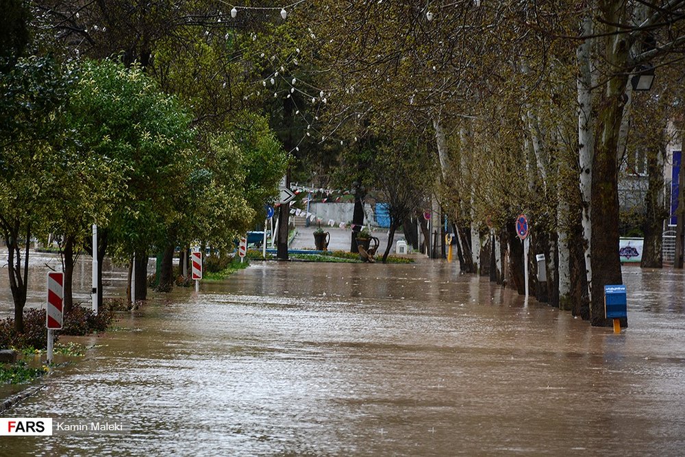 سیل بی سابقه در خرم آباد