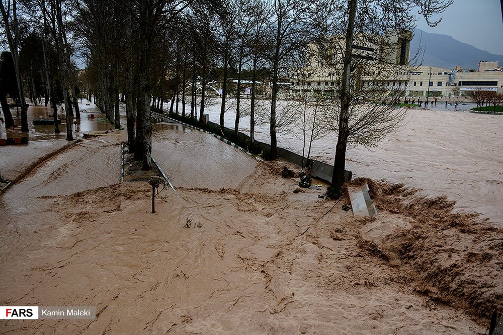 سیل بی سابقه در خرم آباد