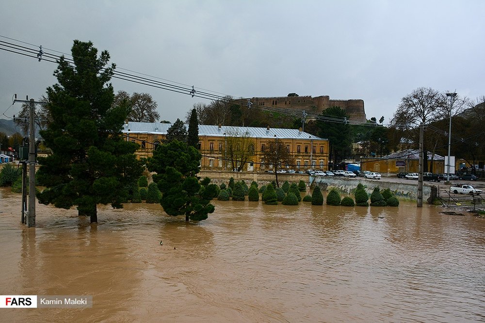 سیل بی سابقه در خرم آباد