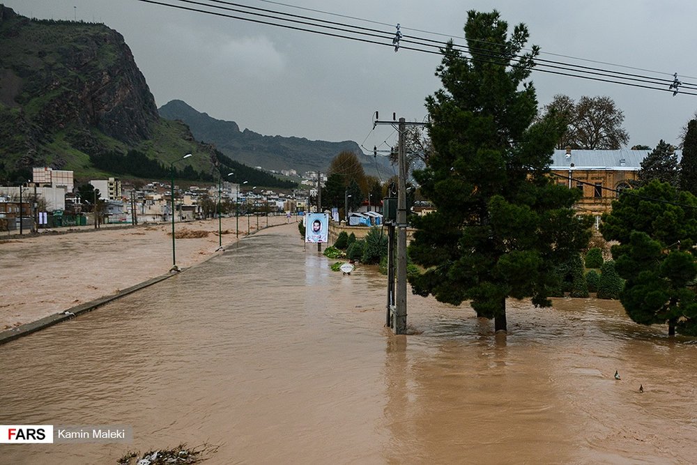 سیل بی سابقه در خرم آباد