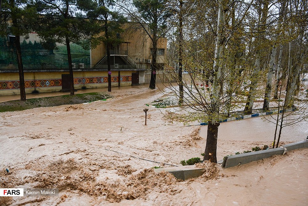 سیل بی سابقه در خرم آباد