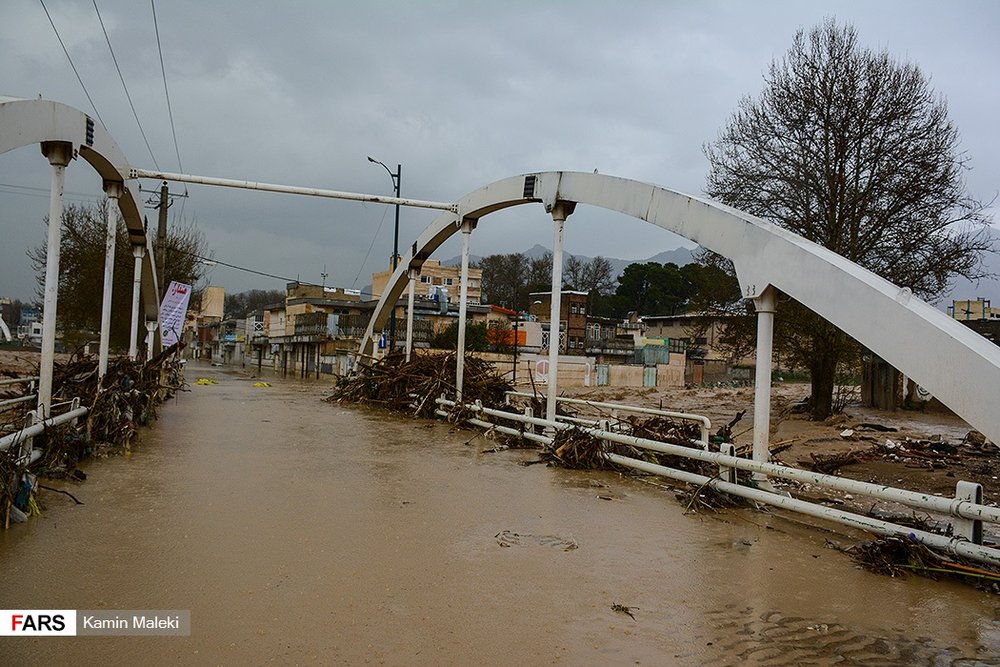 سیل بی سابقه در خرم آباد