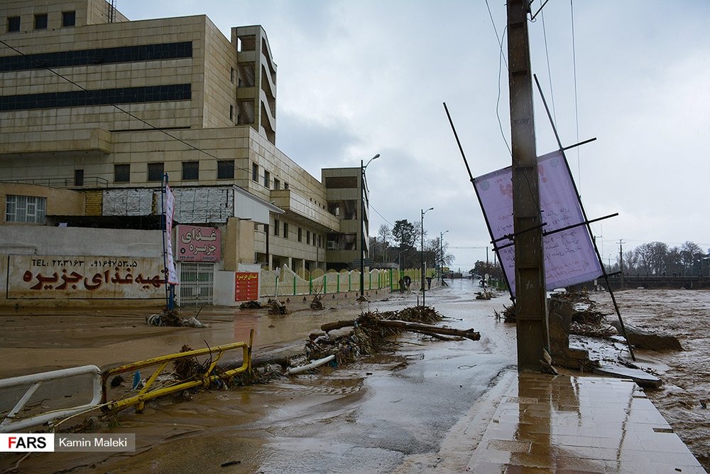 سیل بی سابقه در خرم آباد