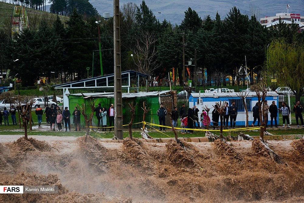 سیل بی سابقه در خرم آباد