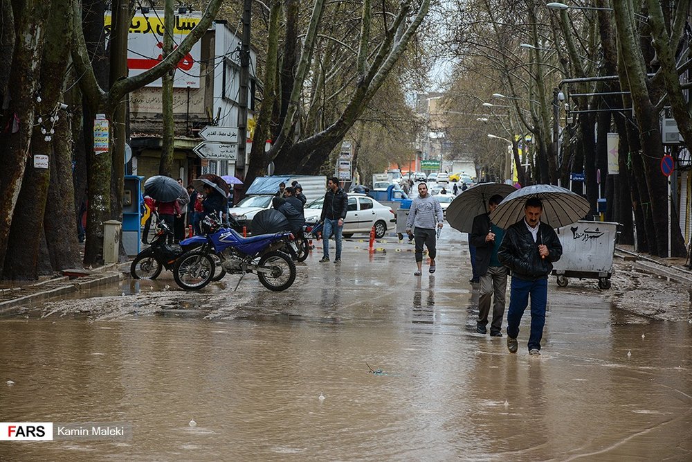 سیل بی سابقه در خرم آباد