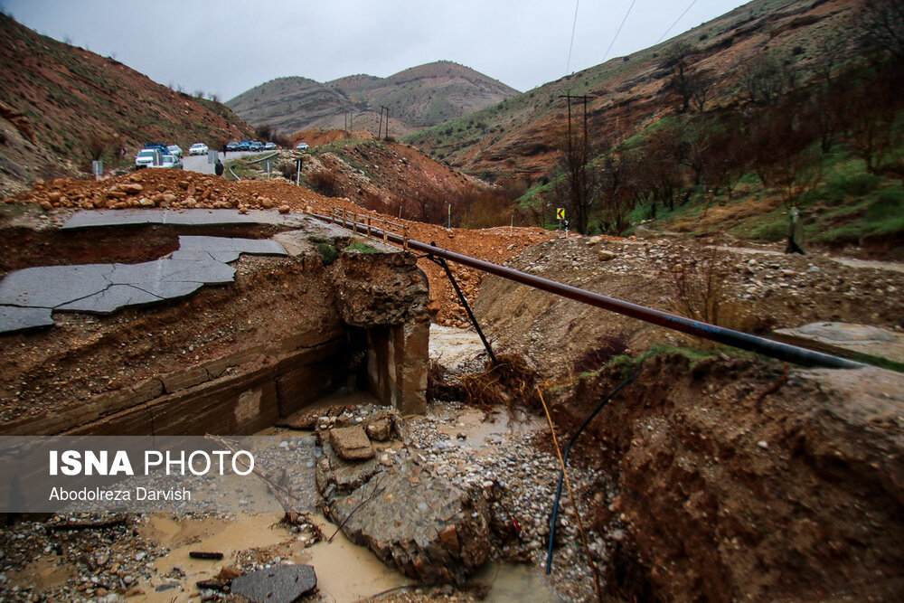خسارت سیل در سمیرم اصفهان