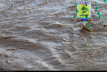 زیر آب رفتن بلوار زائر قم