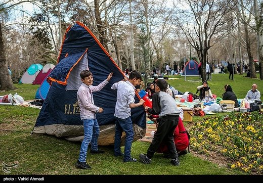 روز طبیعت در پارک ملت تهران