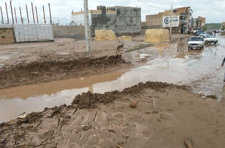 نخستین تصاویر از شهر پلدختر پس از فروکش کردن سیلاب