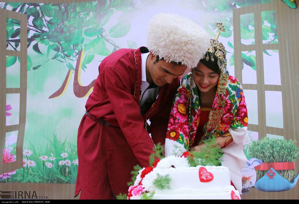 جشن ازدواج 35 زوج سیل زده استان گلستان