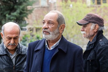 مراسم تشییع پیکر جمشید مشایخی